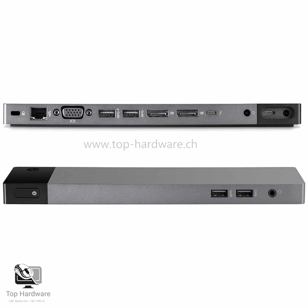 HP Elite Thunderbolt 3 Dockingstation + Kabel, 65W Netzteil