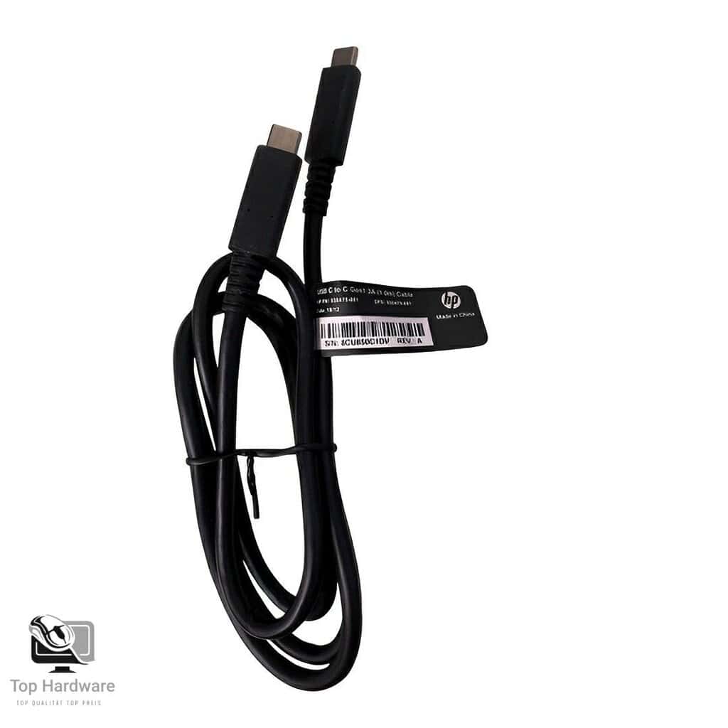 HP USB-C to USB-C Kabel Gen1, 1.0 Meter für schnelles Laden und Datenübertragung