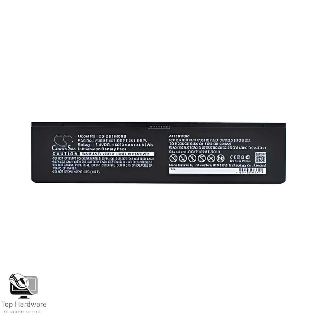 Dell Replace Akku T19VW, 7.4V, 6.08Ah, 44.99Wh, LiPo für Latitude E7450